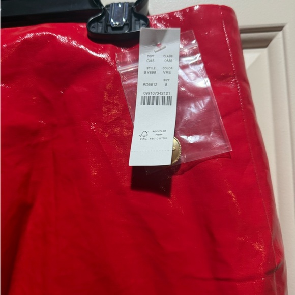 J. Crew laminated linen wrap skirt NWT - Picture 7 of 8